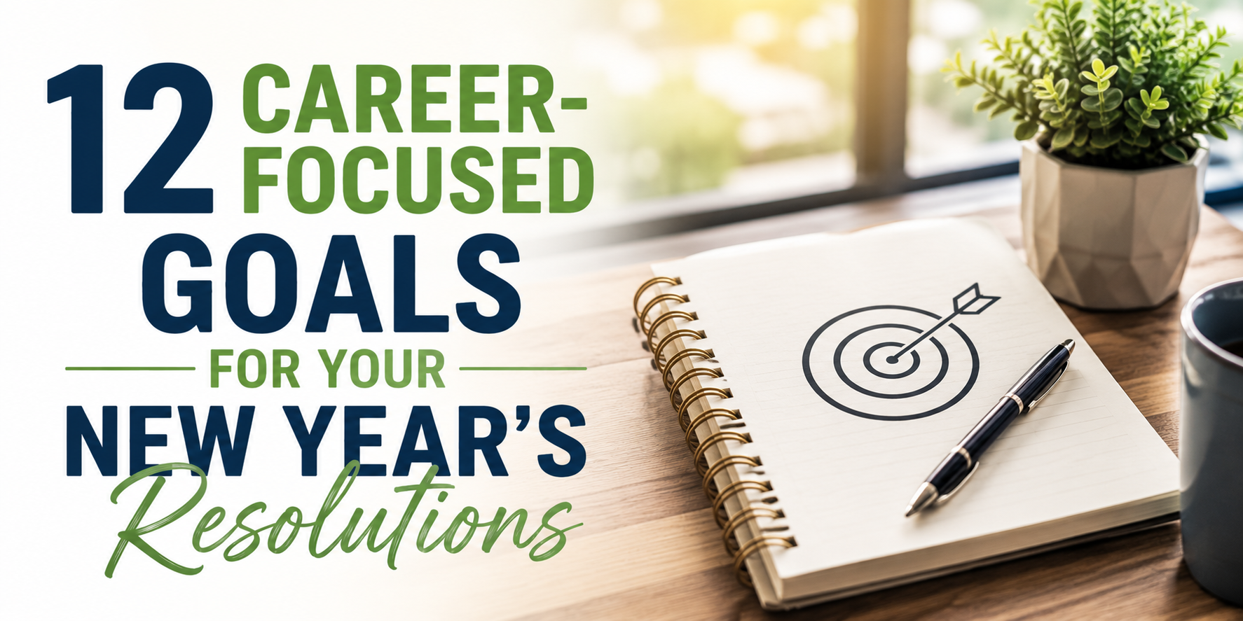 12 Career-Focused Goals for your New Year's Resolutions