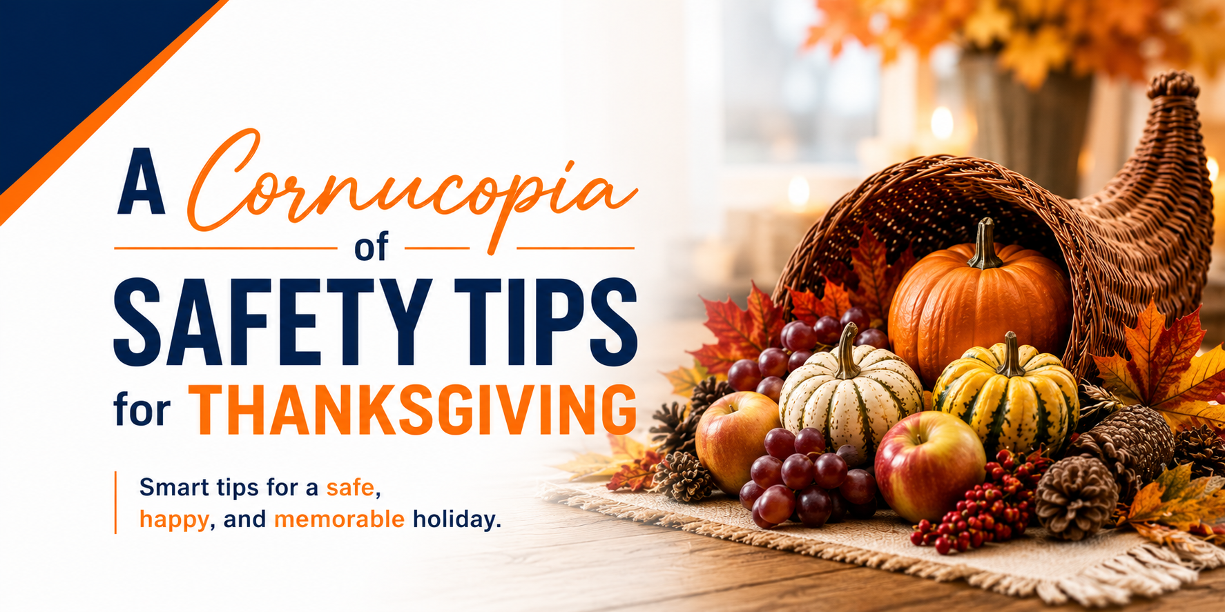 A Cornucopia of Safety Tips for Thanksgiving
