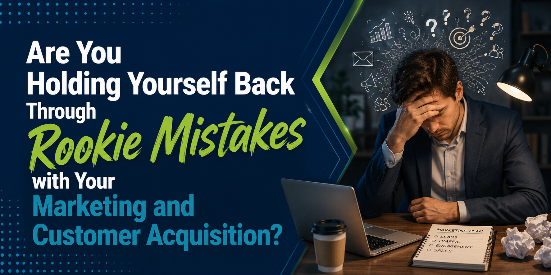 Are You Holding Yourself Back Through Rookie Mistakes with Your Marketing and Customer Acquisition?