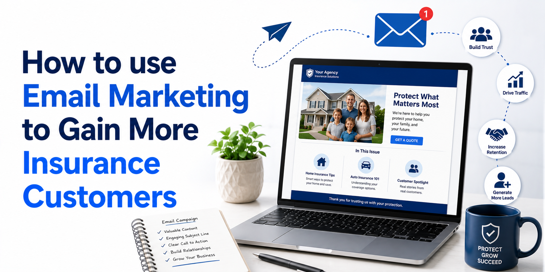 How to use email marketing to gain more insurance customers