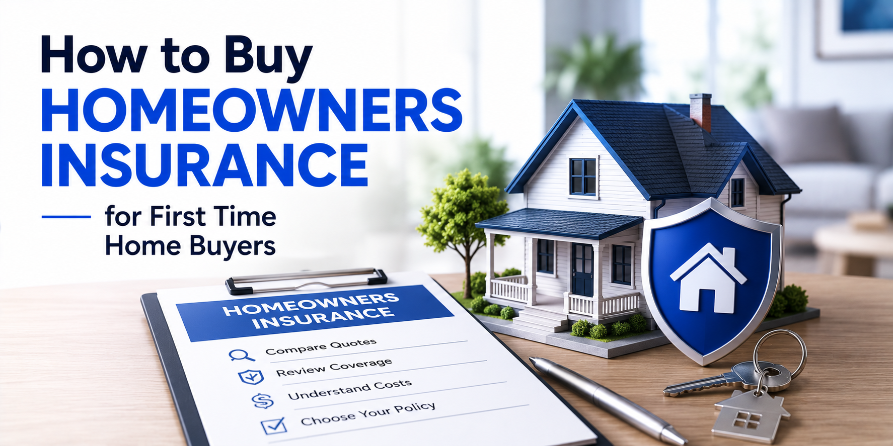 How to Buy Homeowners Insurance for First Time Home Buyers