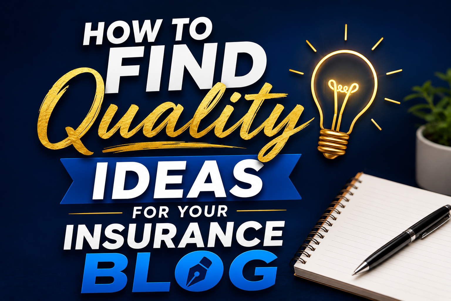 how to find quality ideas for your insurance blog