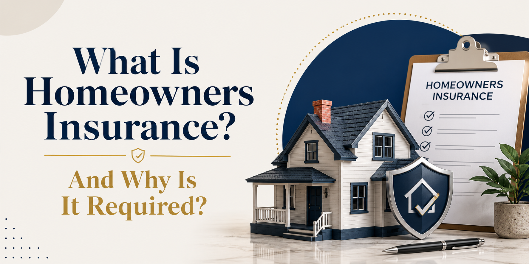 What Is Homeowners Insurance? And Why Is It Required?